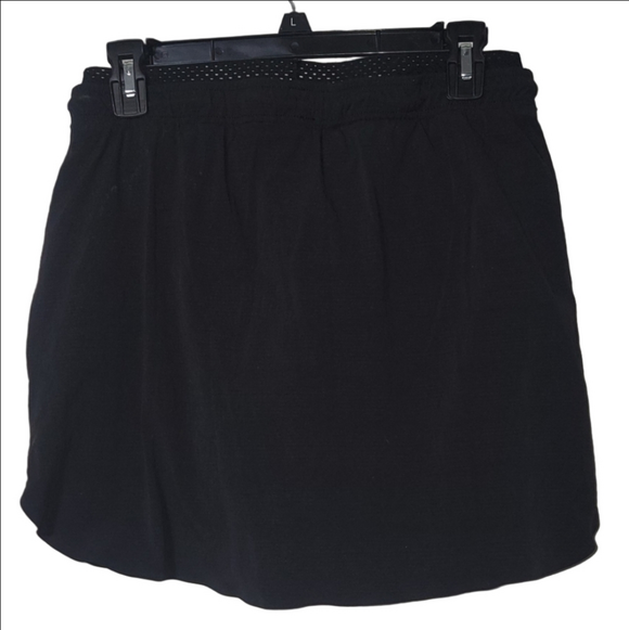 ATHLETA CREST SKORT, BLACK SIZE 6 TALL, athletic wear, Tennis, Leisure - Picture 2 of 8